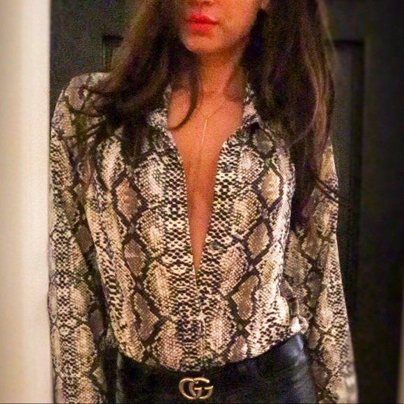 Snake Print Blouse - Picture 4 of 5